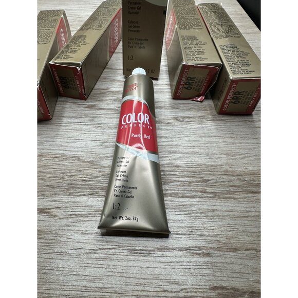 Wella COLOR PERFECT Permanent Creme Gel Hair Color ~ 2 oz. lot of 5 - Picture 3 of 3